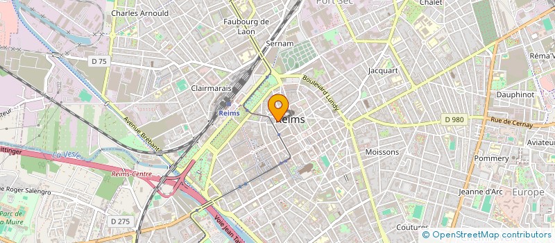localisation de l'entreprise ARTECH 51 à REIMS