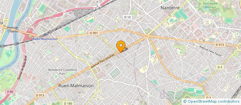 localisation de l'entreprise ARTECH à BEAUCHAMP