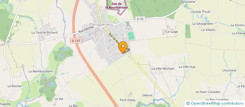 localisation de l'entreprise ARTECH à LANVALLAY