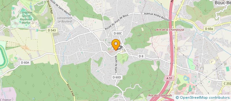 localisation de l'entreprise ARTECH-A  CABRIES