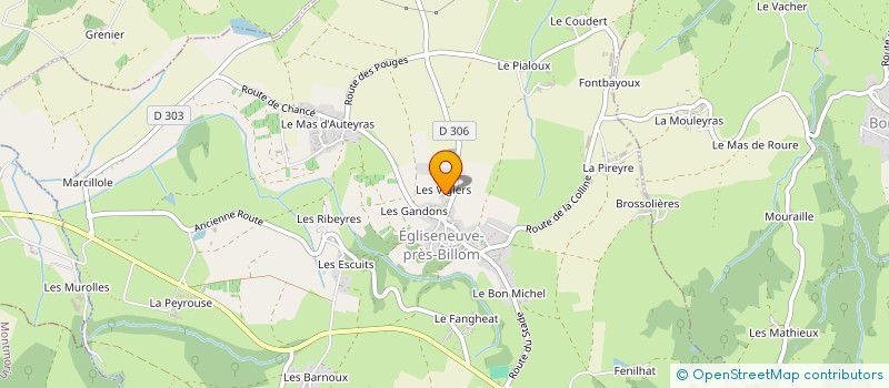 localisation de l'entreprise ARTECH COVERING SARL  EGLISENEUVE-PRES-BILLOM