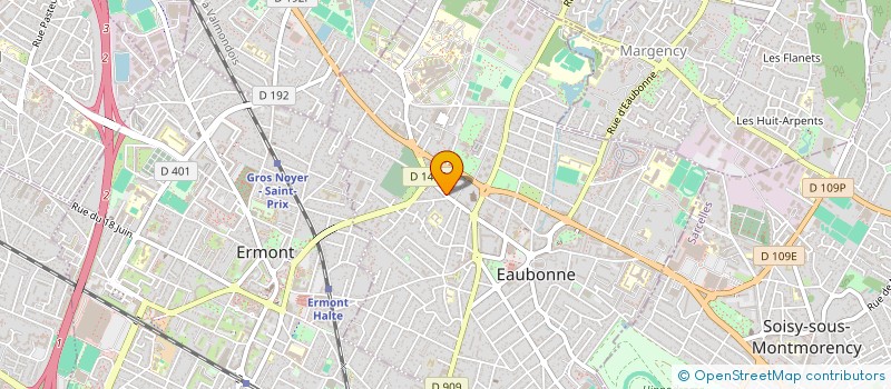 localisation de l'entreprise ARTECH CREATION à EAUBONNE