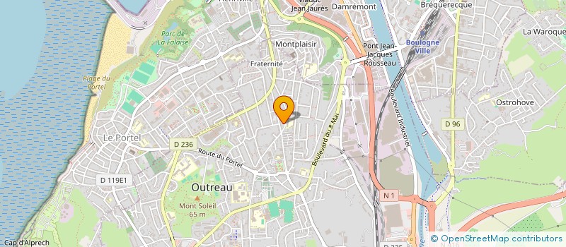 localisation de l'entreprise ARTECH DECORATION  OUTREAU