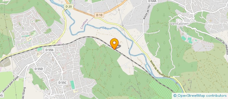 localisation de l'entreprise ARTECH ELEC à VELAUX