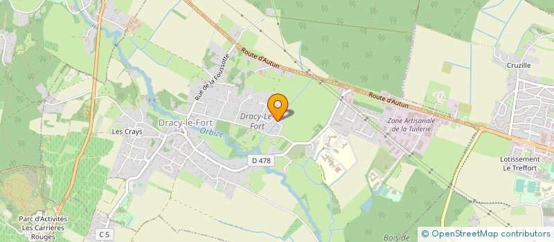 localisation de l'entreprise ARTECH ET GRAPHISME  DRACY-LE-FORT