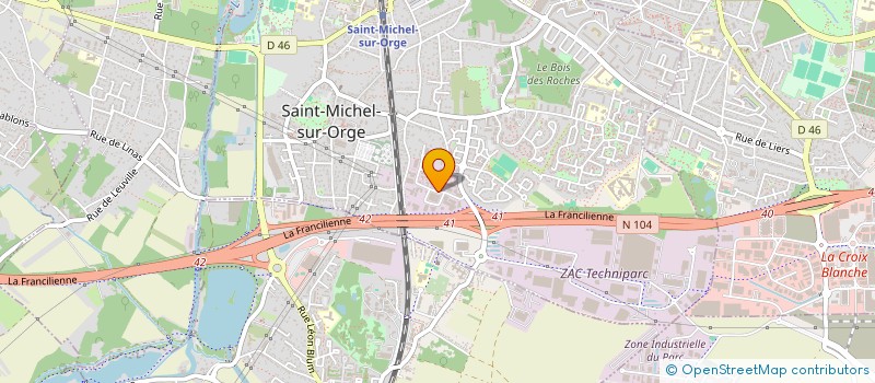 localisation de l'entreprise ARTECH MENUISERIE à SAINT-MICHEL-SUR-ORGE