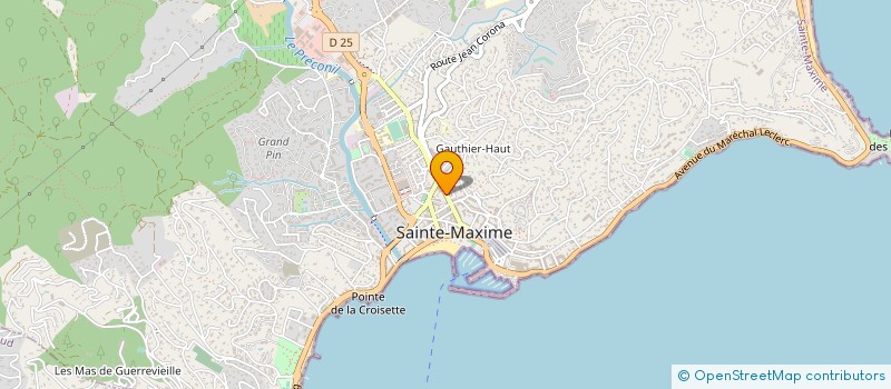 localisation de l'entreprise ARTECH'PAYSAGES à SAINTE-MAXIME