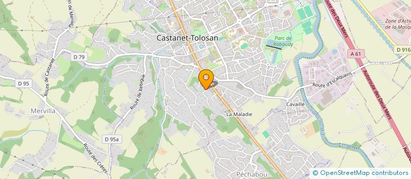 localisation de l'entreprise ARTECHNIC INGENIERIE à CASTANET-TOLOSAN