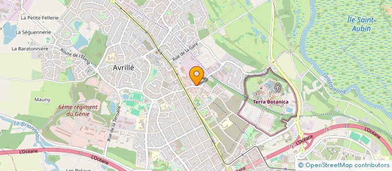 localisation de l'entreprise ARTECMA  AVRILLE