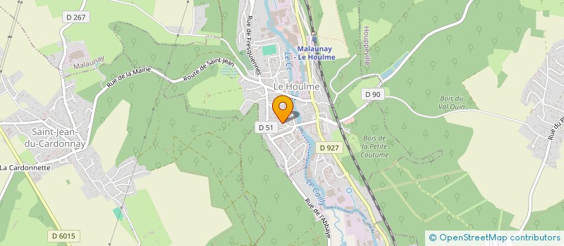localisation de l'entreprise ARTECREA à ROUEN