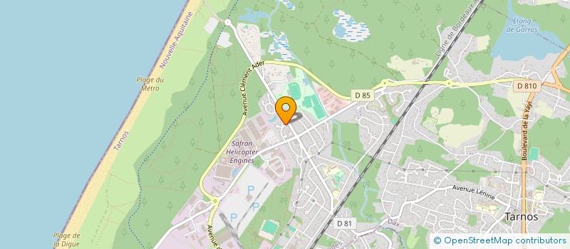 localisation de l'entreprise ARTEDEX  TARNOS