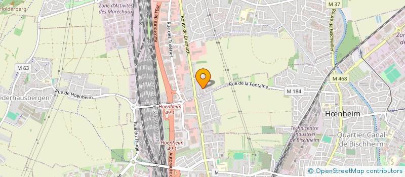 localisation de l'entreprise ARTEEM  SOUFFELWEYERSHEIM