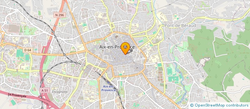 localisation de l'entreprise ARTEEMIS COIFFURE  AIX-EN-PROVENCE