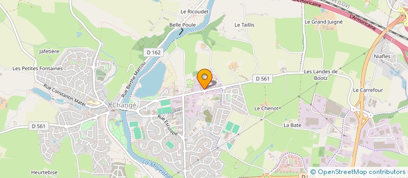 localisation de l'entreprise ARTEETH à CHANGE