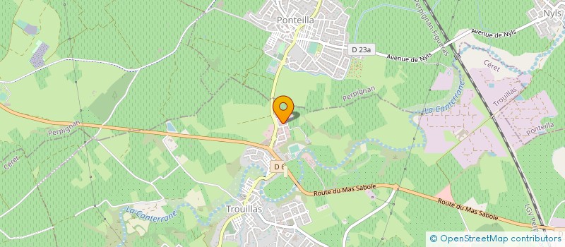 localisation de l'entreprise ARTEFACT  TROUILLAS