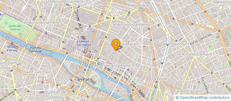 localisation de l'entreprise ARTEFACT à PARIS