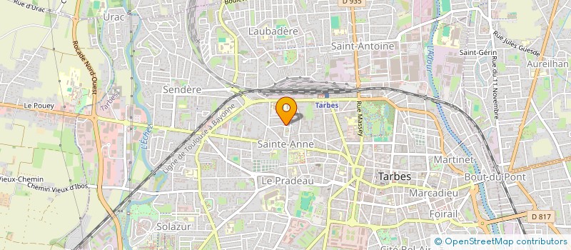 localisation de l'entreprise ARTEFACT  TARBES