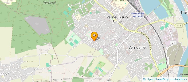 localisation de l'entreprise ARTEFACT FILMS  VERNEUIL-SUR-SEINE