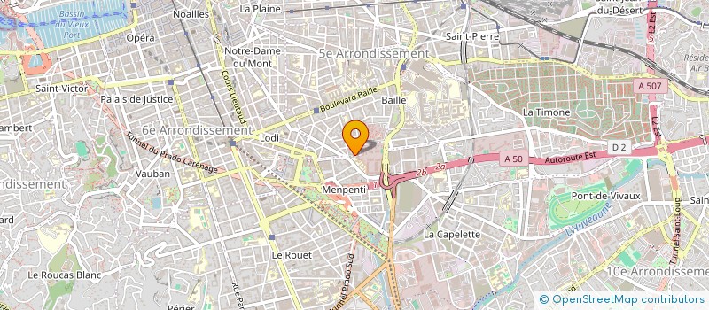 localisation de l'entreprise ARTEFACT IUR DES SCIENCES HUMAINES à MARSEILLE