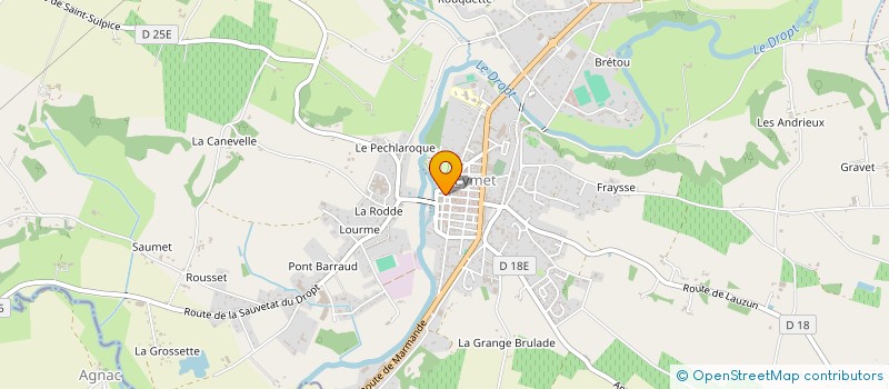 localisation de l'entreprise ARTEFACT SARL à EYMET