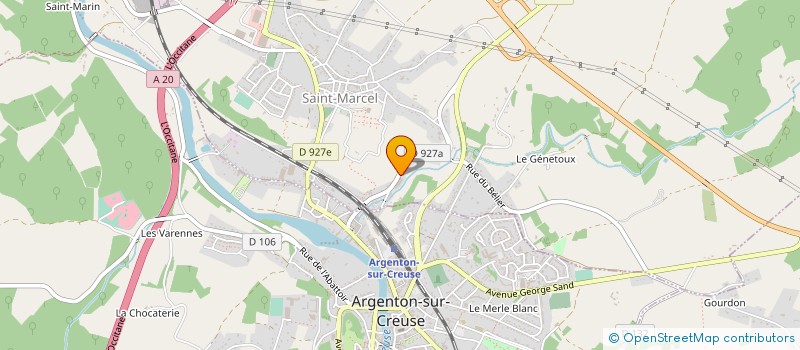 localisation de l'entreprise ARTEFACTORY à SAINT-MARCEL