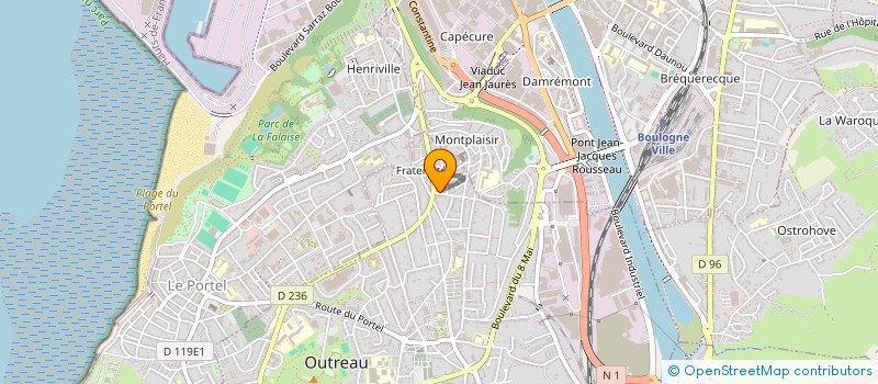 localisation de l'entreprise ARTEFAX6259  OUTREAU