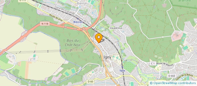localisation de l'entreprise ARTEG à IGNY