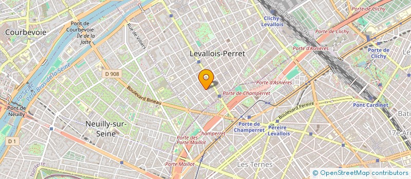 localisation de l'entreprise ARTEK à LEVALLOIS-PERRET