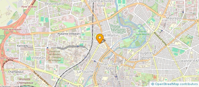 localisation de l'entreprise ARTEK REPRO à RENNES
