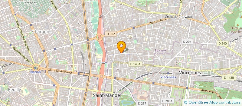 localisation de l'entreprise ARTEL à MONTREUIL