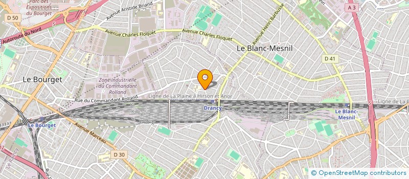 localisation de l'entreprise ARTEL  DRANCY