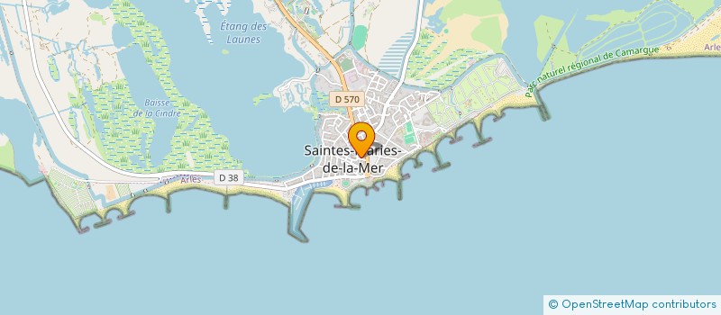 localisation de l'entreprise ARTEL  SAINTES-MARIES-DE-LA-MER