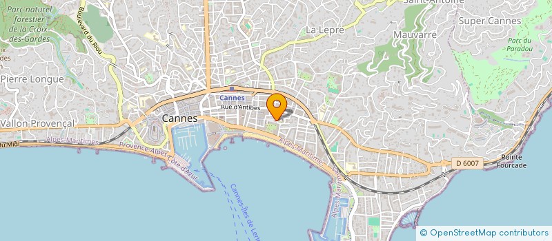 localisation de l'entreprise ARTEL à CANNES