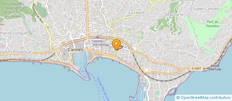 localisation de l'entreprise ARTEL CHARTER à CANNES