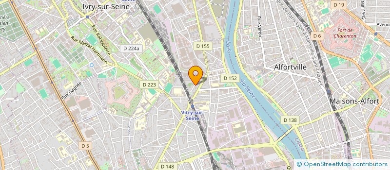 localisation de l'entreprise ARTELAB à VITRY-SUR-SEINE