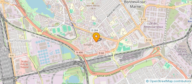 localisation de l'entreprise ARTELCOM à CRETEIL