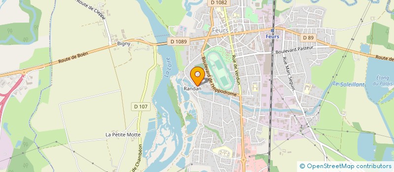 localisation de l'entreprise ARTELCOM LOIRE à FEURS
