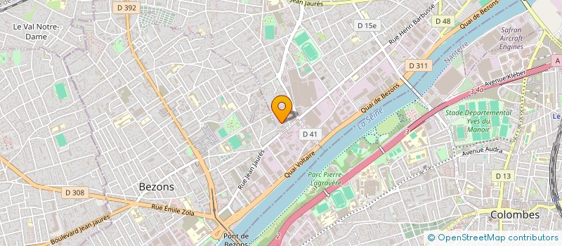 localisation de l'entreprise ARTELE  ARGENTEUIL