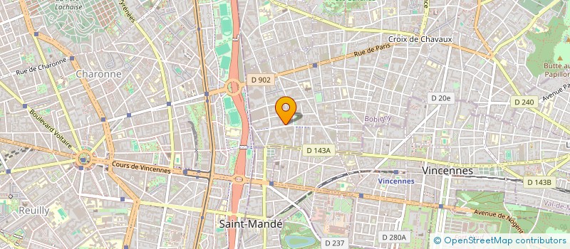 localisation de l'entreprise ARTELEC à MONTREUIL