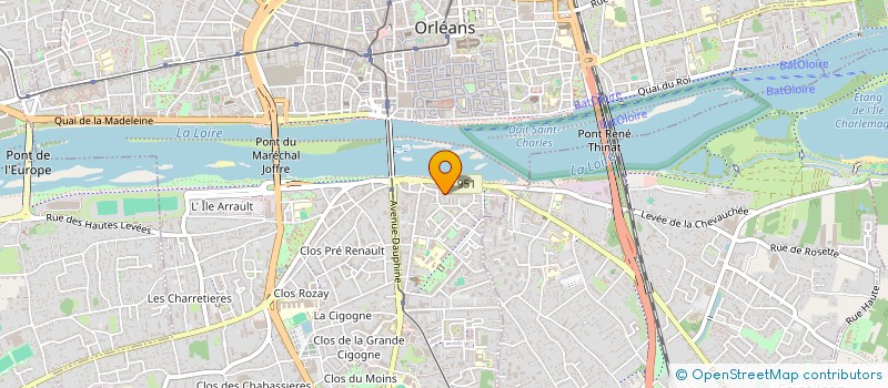 localisation de l'entreprise ARTELIERS DE LA SOURCE à ORLEANS