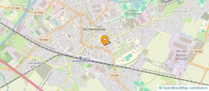 localisation de l'entreprise ARTELIOZ  ARMENTIERES