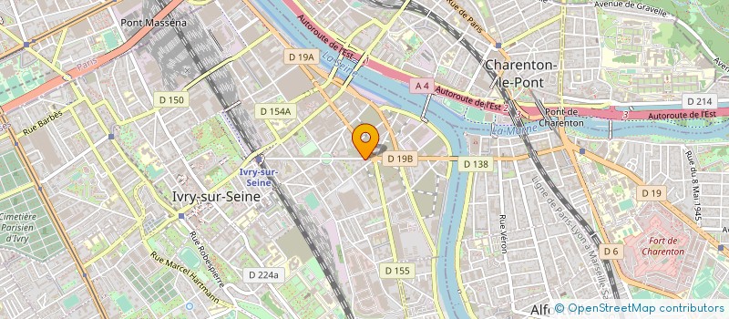 localisation de l'entreprise ARTELIS COMMUNICATION à IVRY-SUR-SEINE