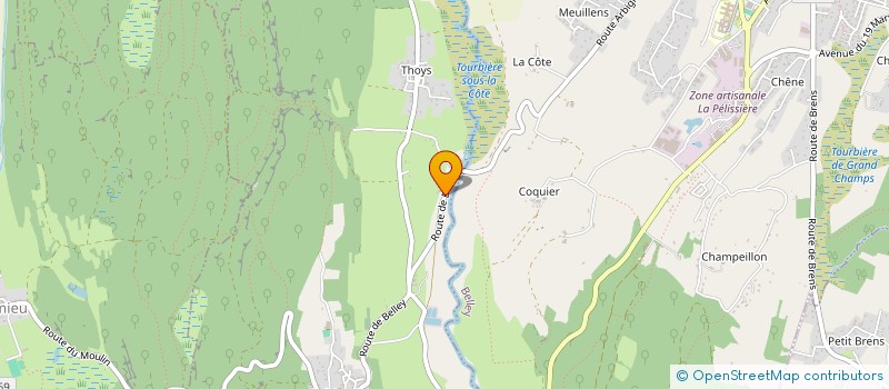 localisation de l'entreprise ARTELOC  ARBOYS EN BUGEY