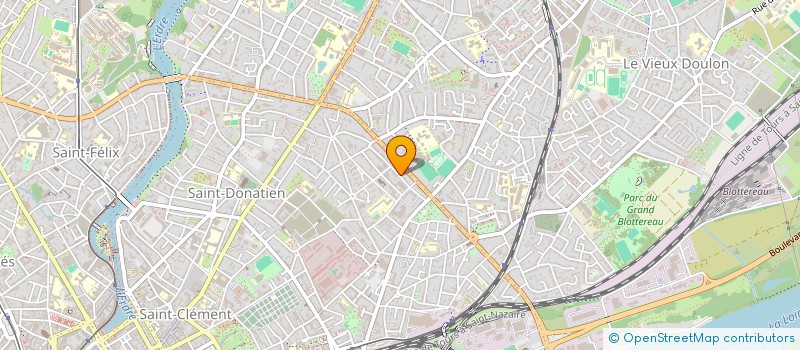 localisation de l'entreprise ARTELOS à NANTES
