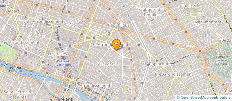 localisation de l'entreprise ARTELYADES à PARIS