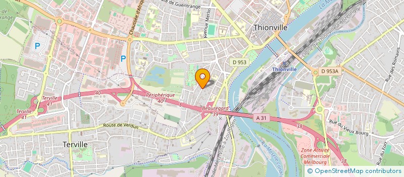 localisation de l'entreprise ARTEM à THIONVILLE