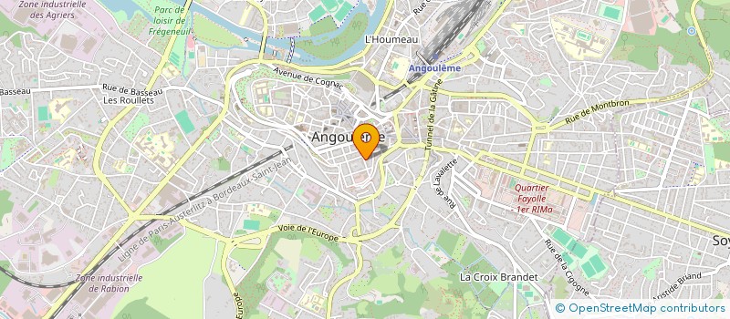 localisation de l'entreprise ARTEM&CETERA à ANGOULEME