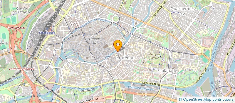 localisation de l'entreprise ARTEMA à STRASBOURG
