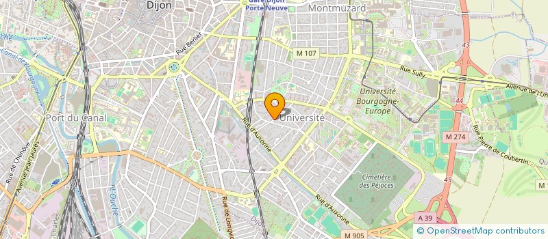 localisation de l'entreprise ARTEMA21 à DIJON