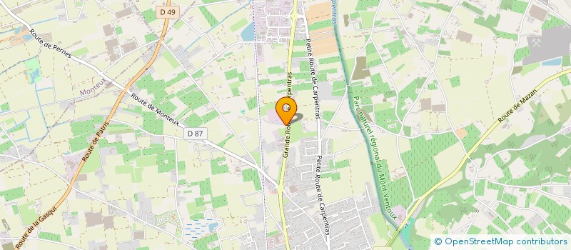 localisation de l'entreprise ARTEMAT à PERNES-LES-FONTAINES